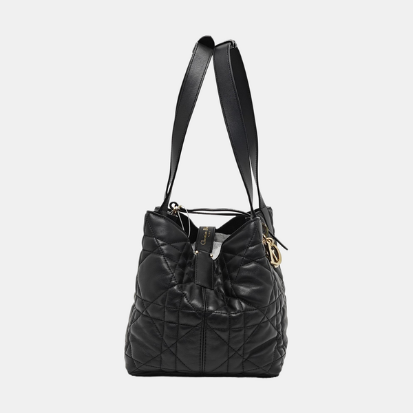 Toujours Medium Cannage Calfskin Black