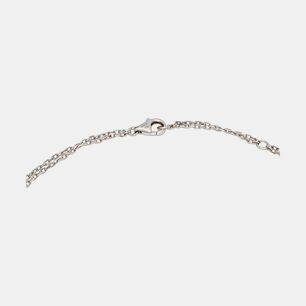 LOVE 18k White Gold Silver Necklace
