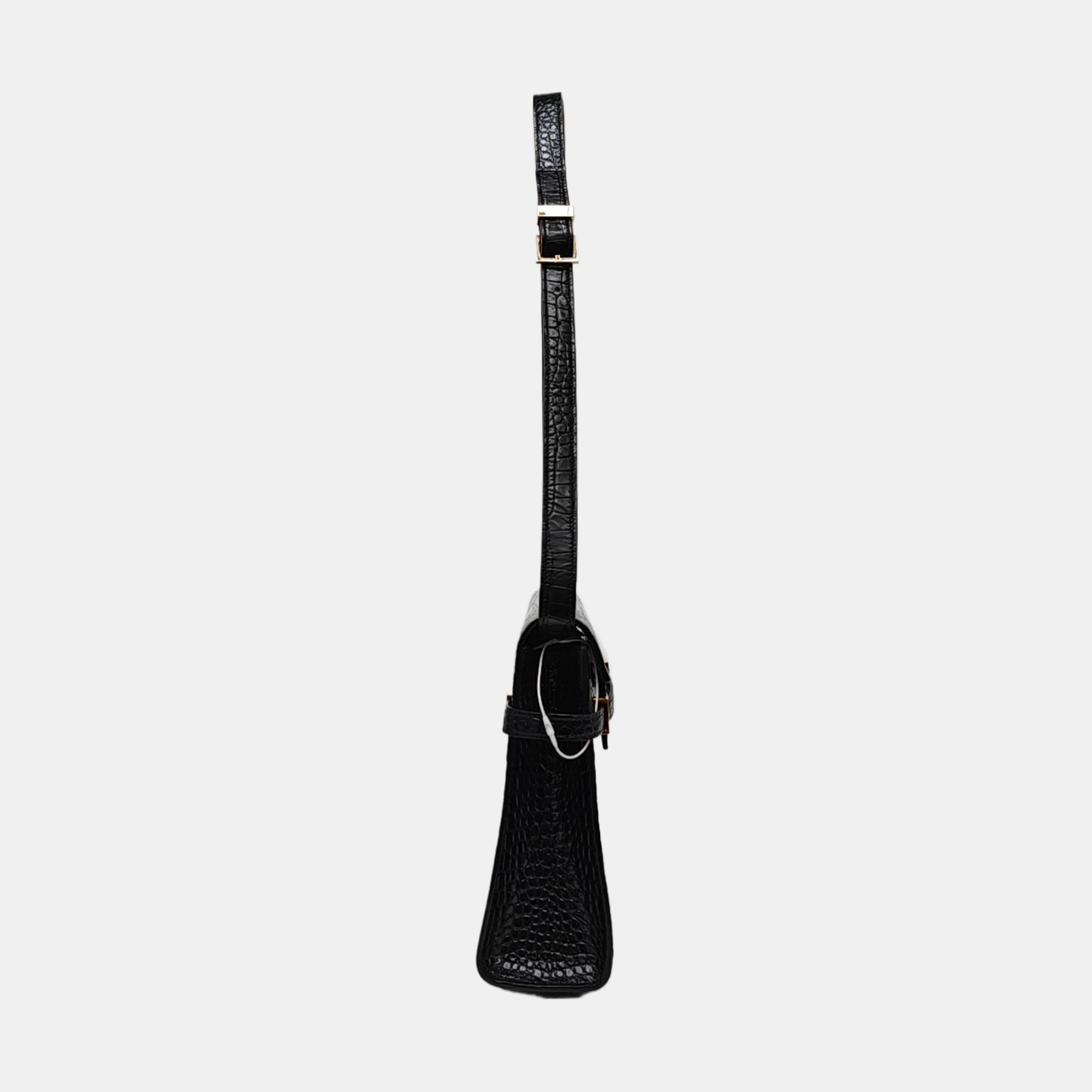 MANHATTAN Medium Calfskin Black