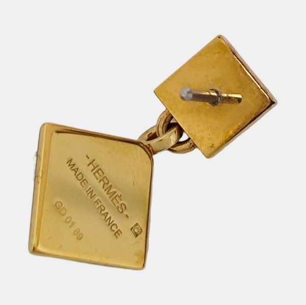 Metal Gold Stud Earrings