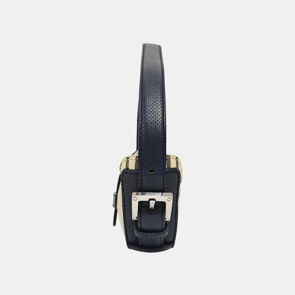 Calfskin Top Handle Bag Beige
