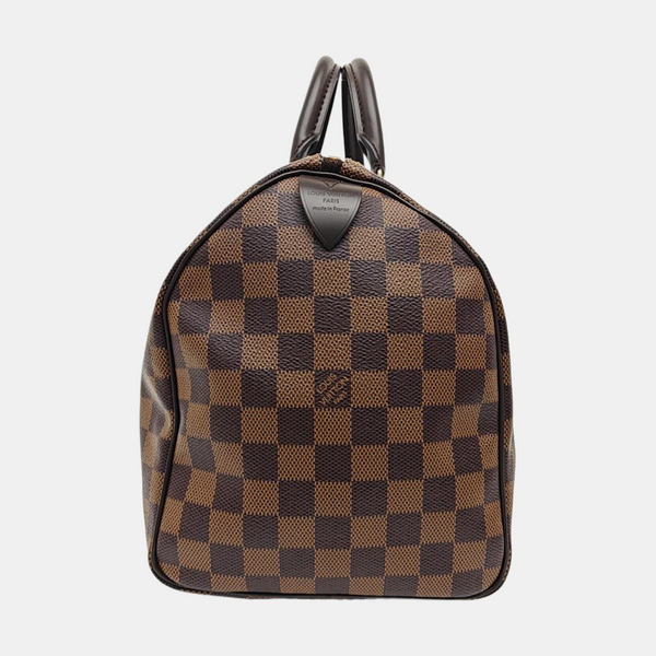 SPEEDY 30 Damier Ebene Coated Canvas Brown