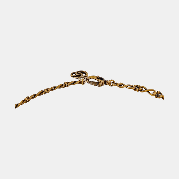 Gucci Garden Crystal Gold Necklace