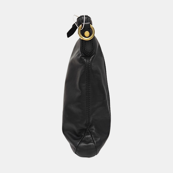 Calfskin Shoulder Bag Black