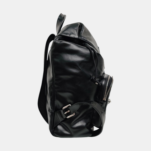 MONTSOURIS CARGO Monogram Calfskin Black