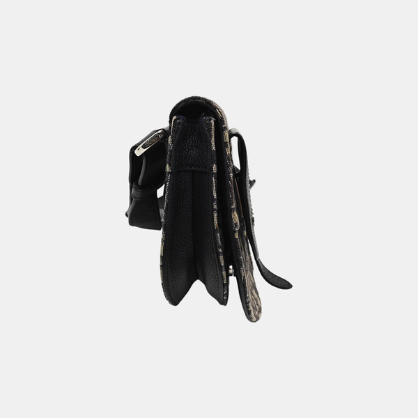 Saddle Monogram Canvas Azul