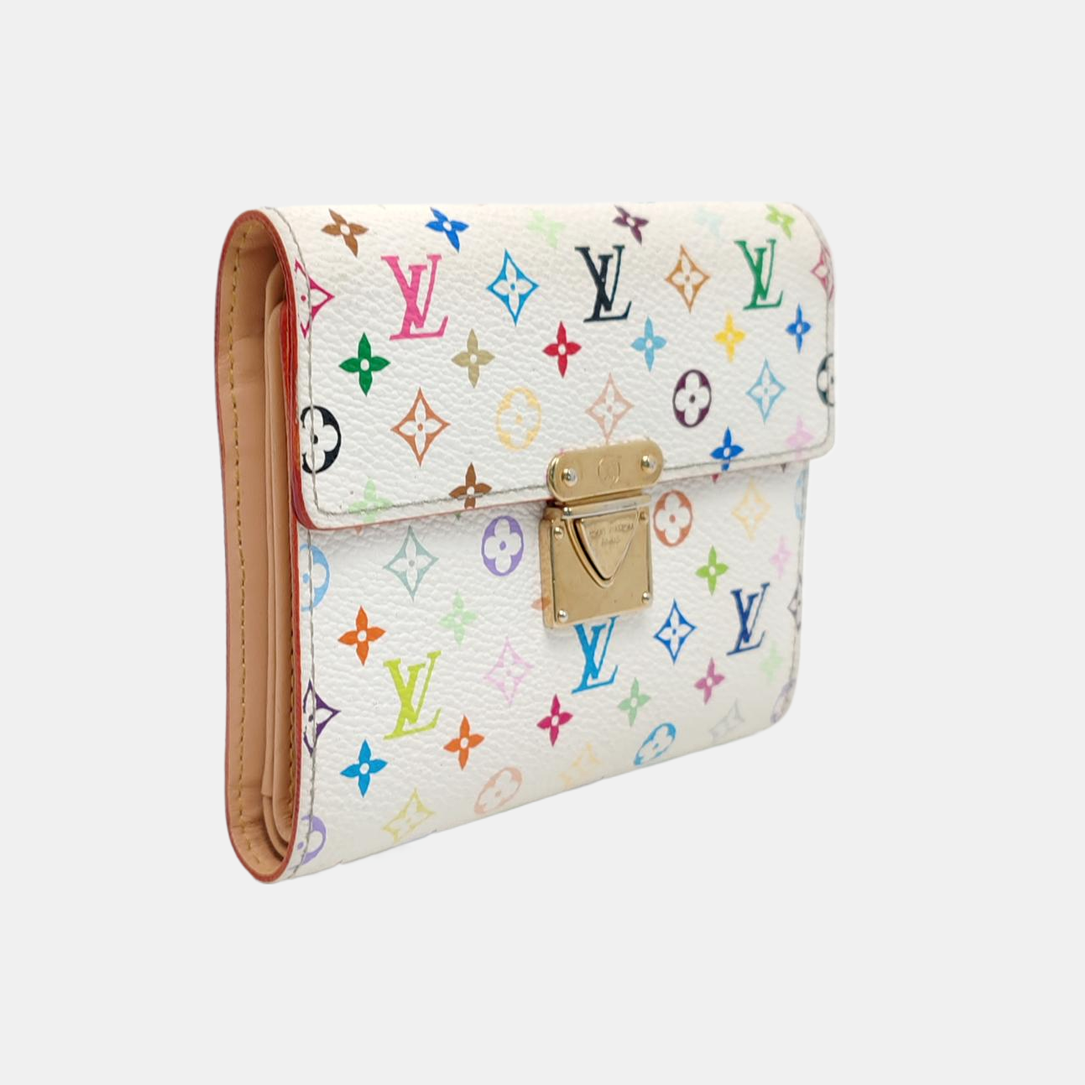 LV × TM KOALA Monogram Coated Canvas White Wallet