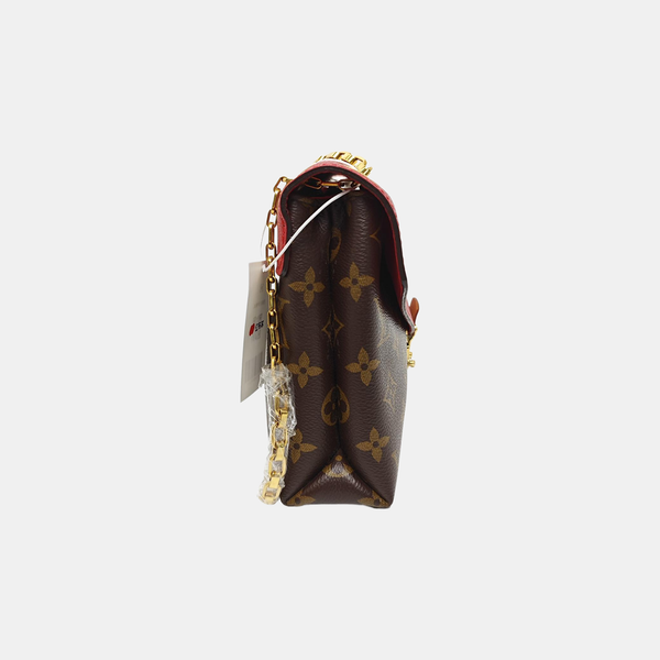 PALLAS Monogram Coated Canvas Brown