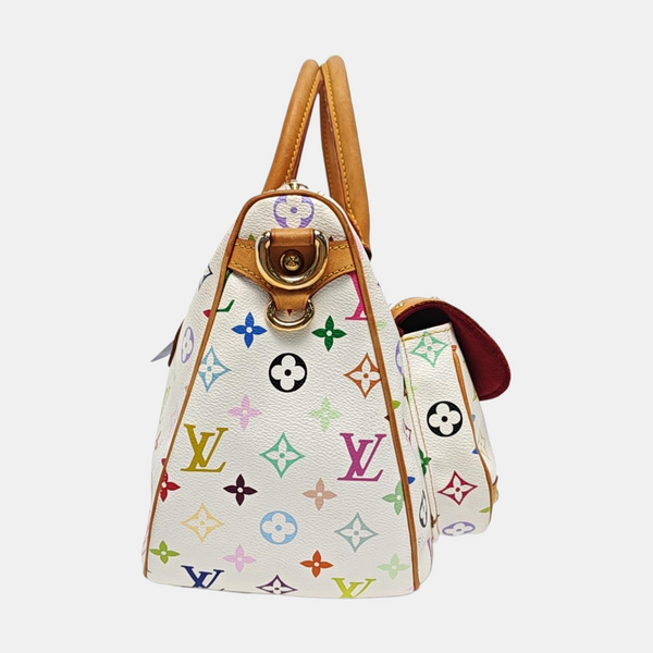 LV × TM RITA Monogram Coated Canvas White