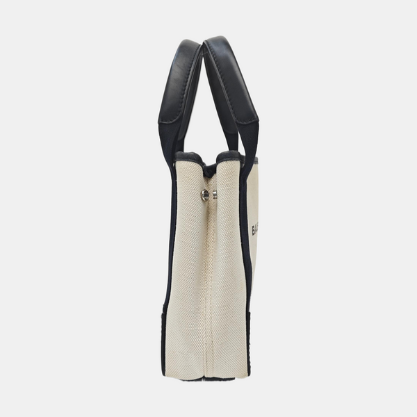 Navy Mini Canvas White