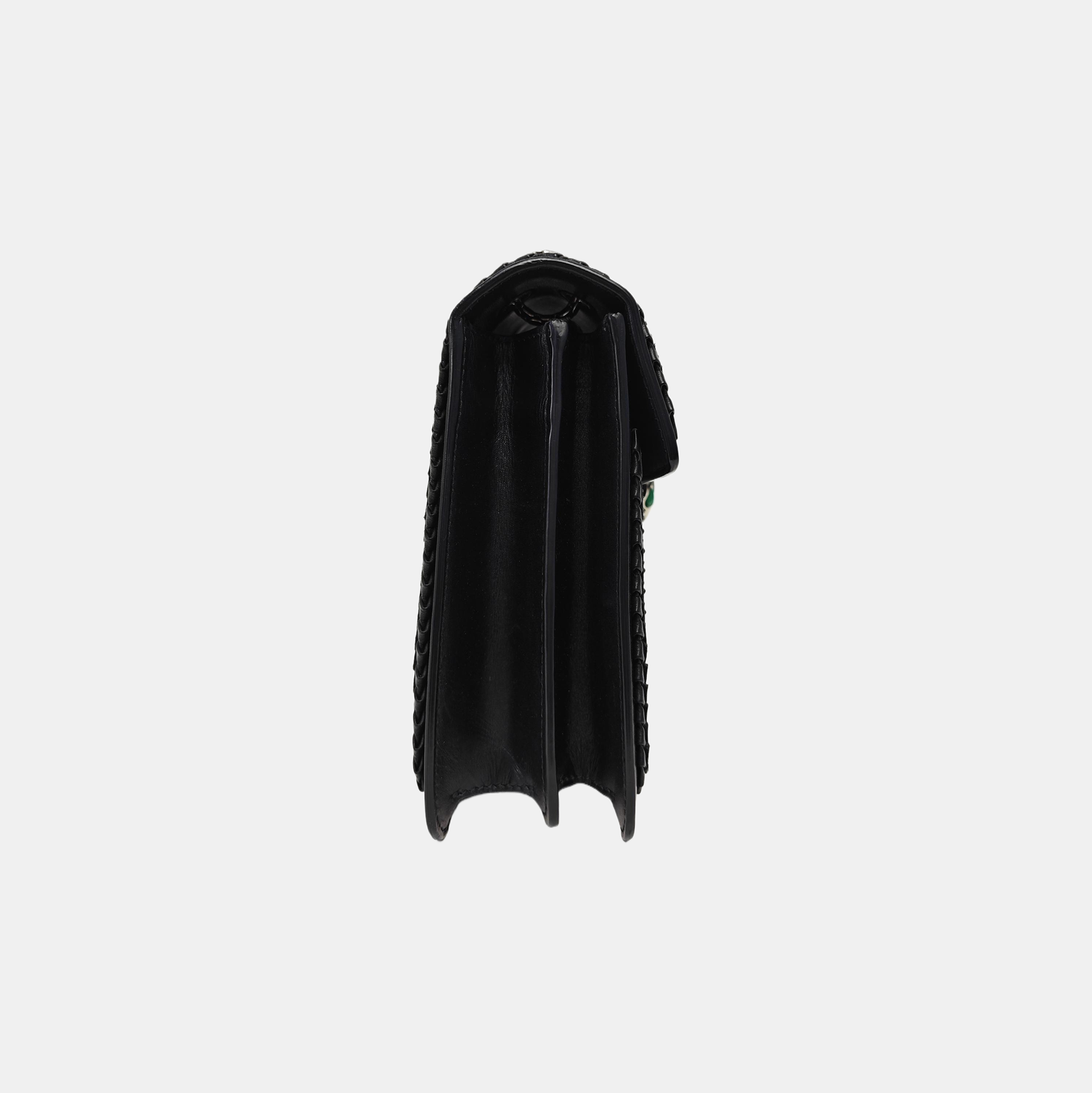 SERPENTI FOREVER Medium Calfskin Black