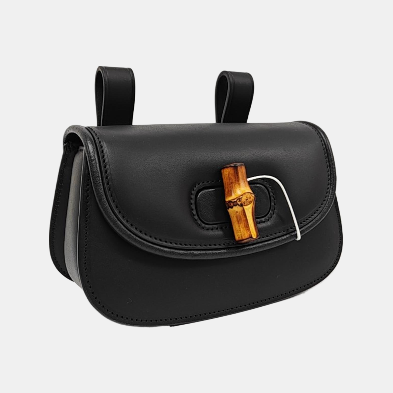 Authenticated pre-owned  Bamboo 1947 Mini Calfskin Black - Belt Bag at Looply