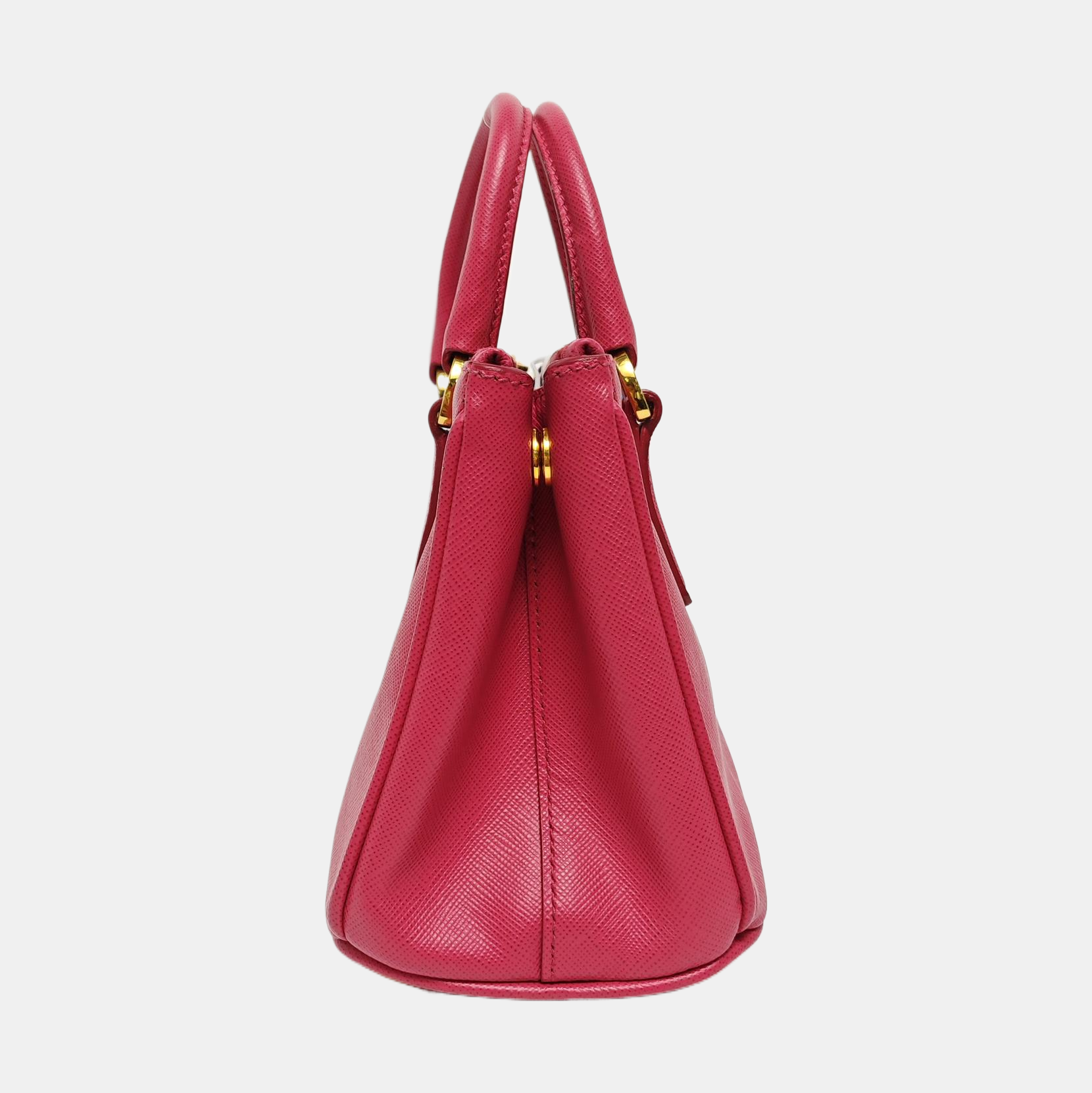 Galleria Super Mini Saffiano Calfskin Red