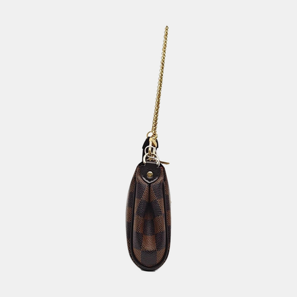 EVA Damier Ebene Coated Canvas Brown