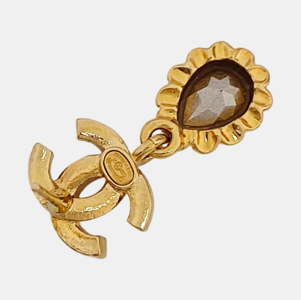 Metal Gold Stud Earrings
