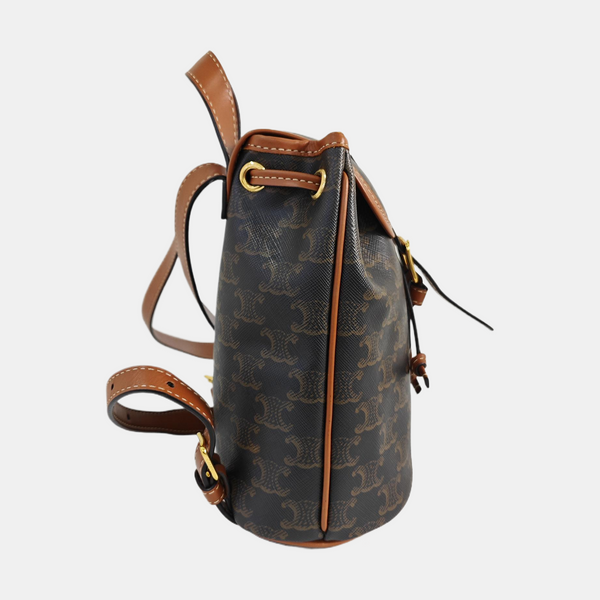 TRIOMPHE Mini Coated Canvas Brown