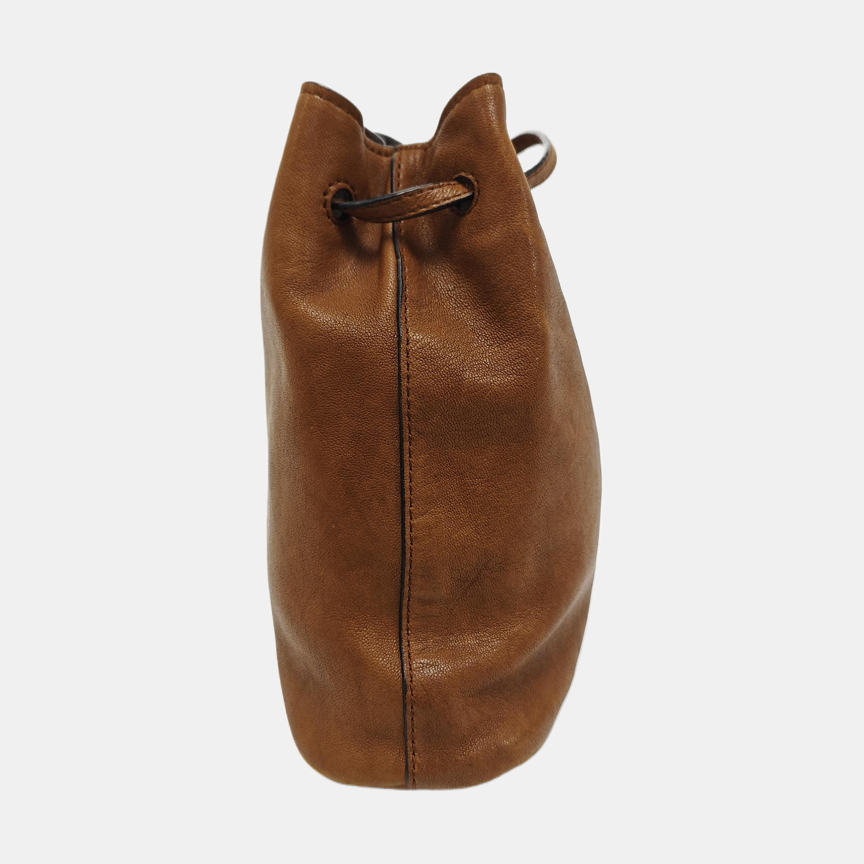 Lambskin Shoulder Bag Brown