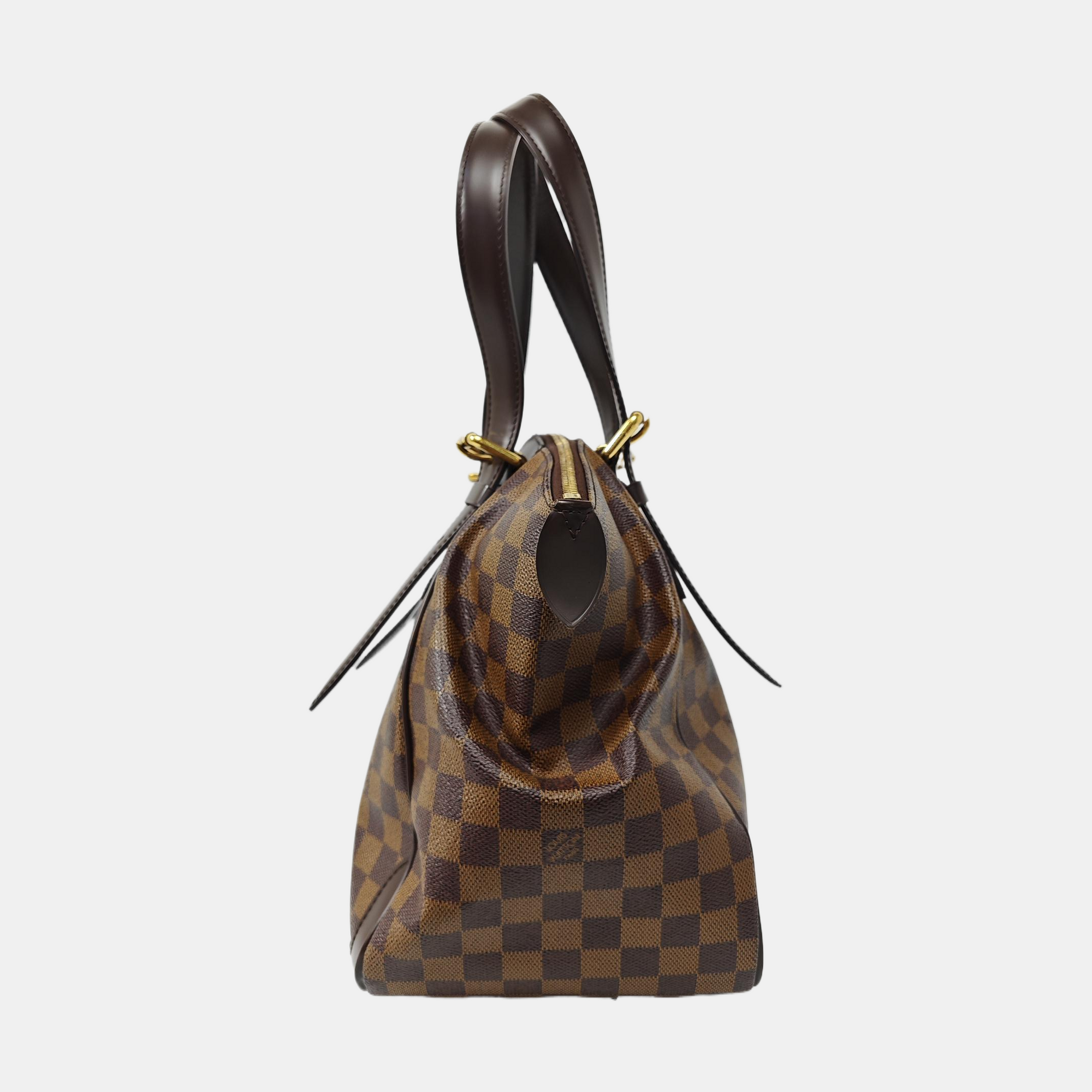 VERONA MM Damier Ebene Coated Canvas Brown