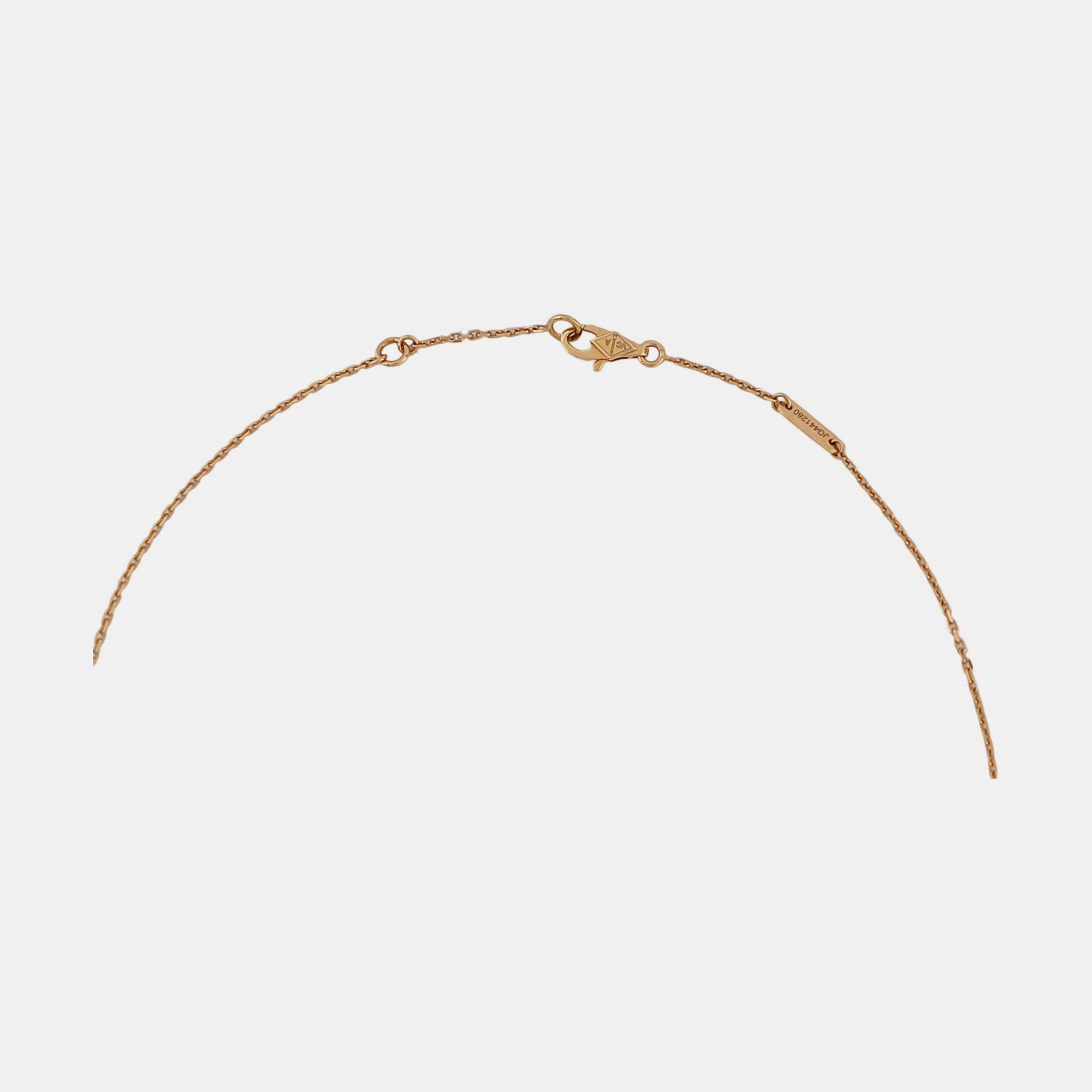 Sweet Alhambra 18k Rose Gold Necklace
