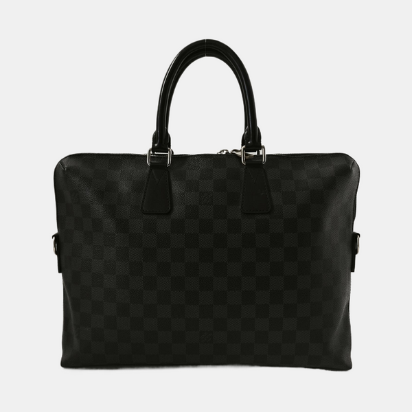 PORTE-DOCUMENTS Damier Graphite Coated Canvas Gray
