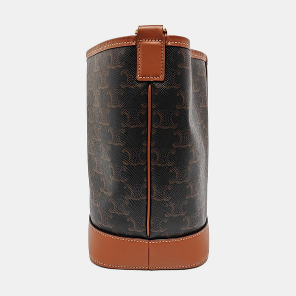 TRIOMPHE CANVAS Small Coated Canvas Brown