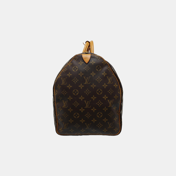 SAC SOUPLE 55 Monogram Coated Canvas Brown