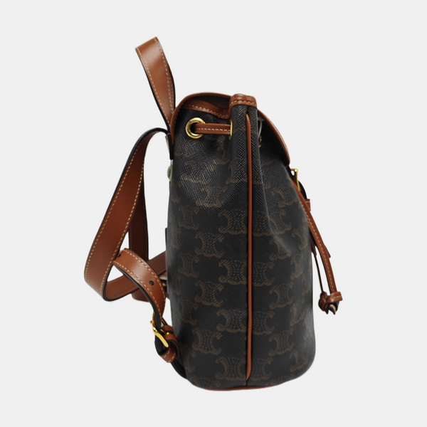 TRIOMPHE Mini Coated Canvas Brown