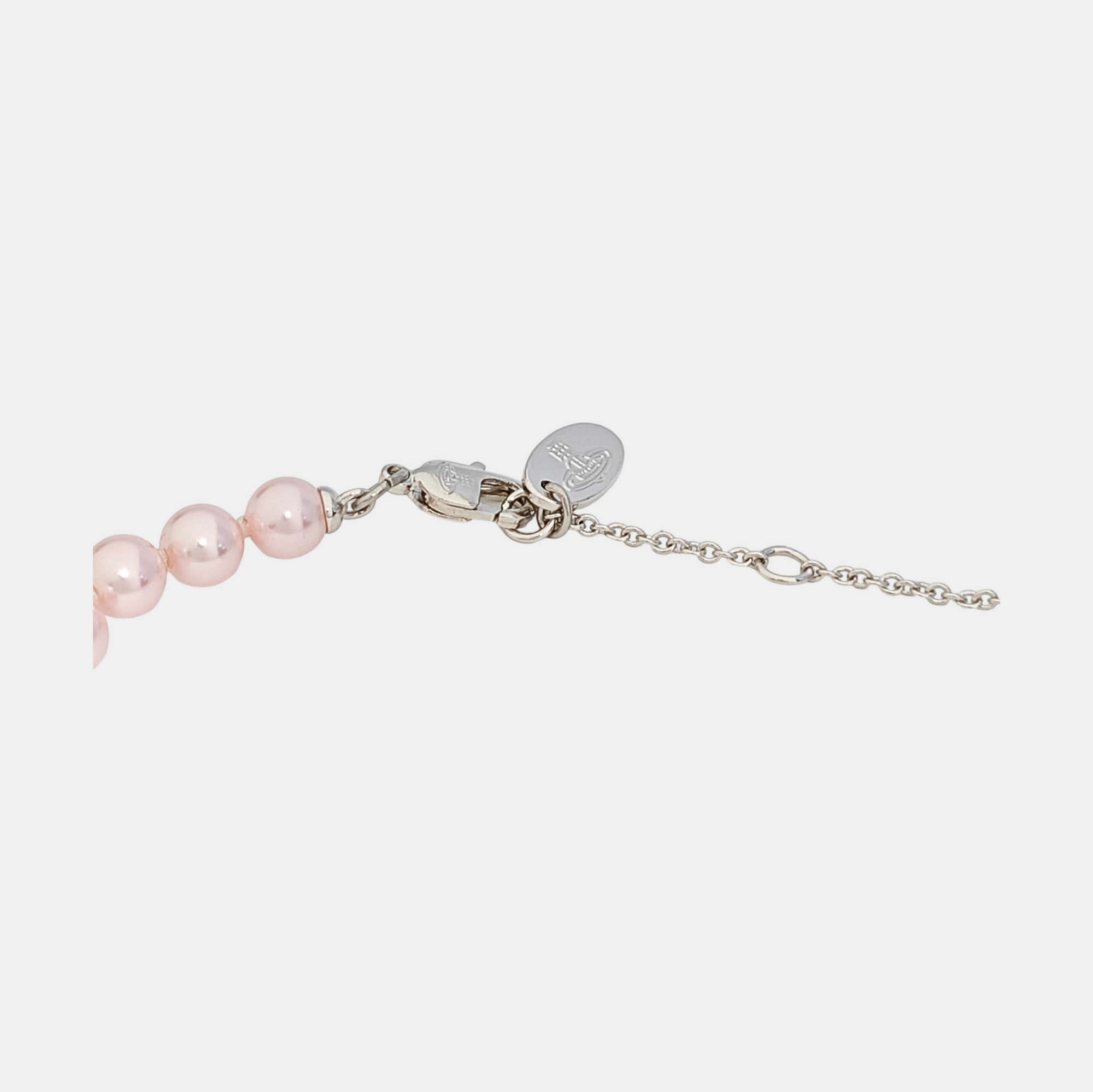 Faux Pearl Pink Necklace