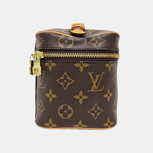 NICE Mini Monogram Coated Canvas Brown