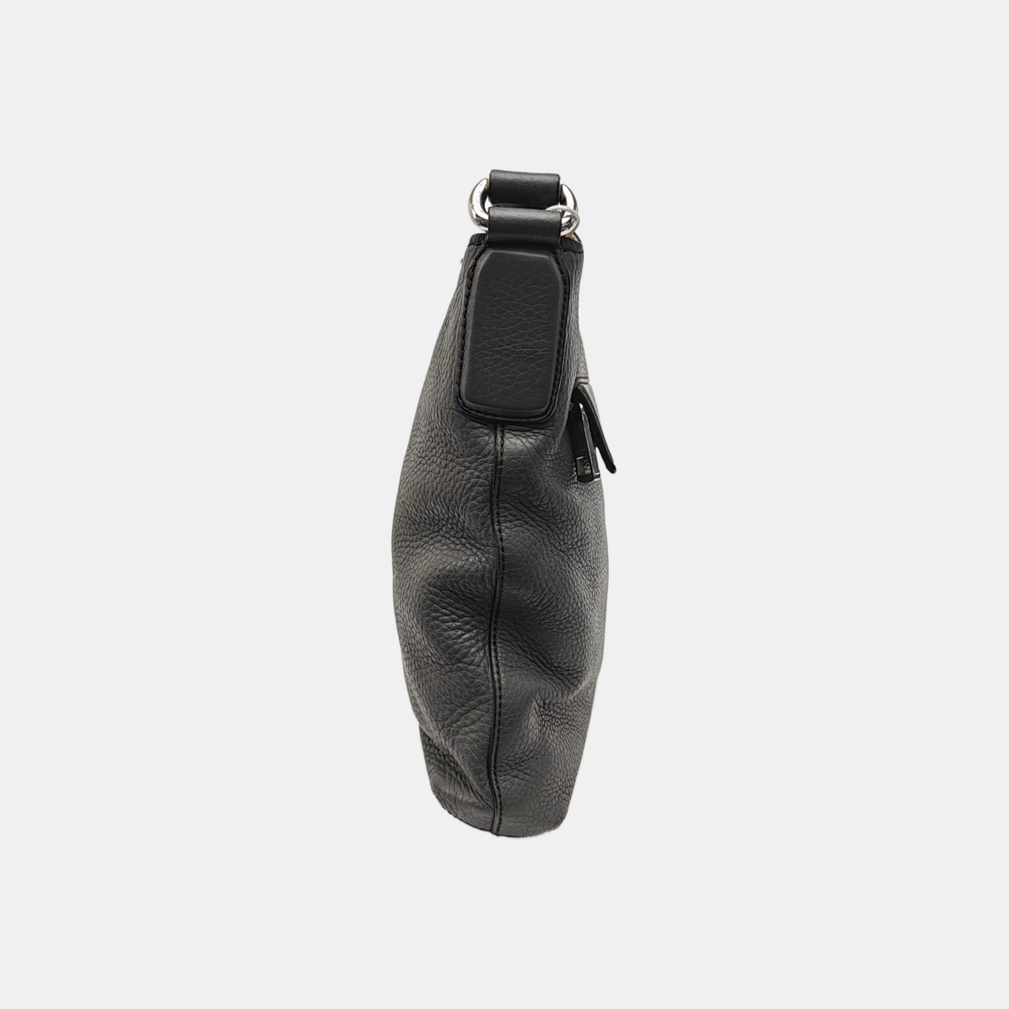 Calfskin Shoulder Bag Gray