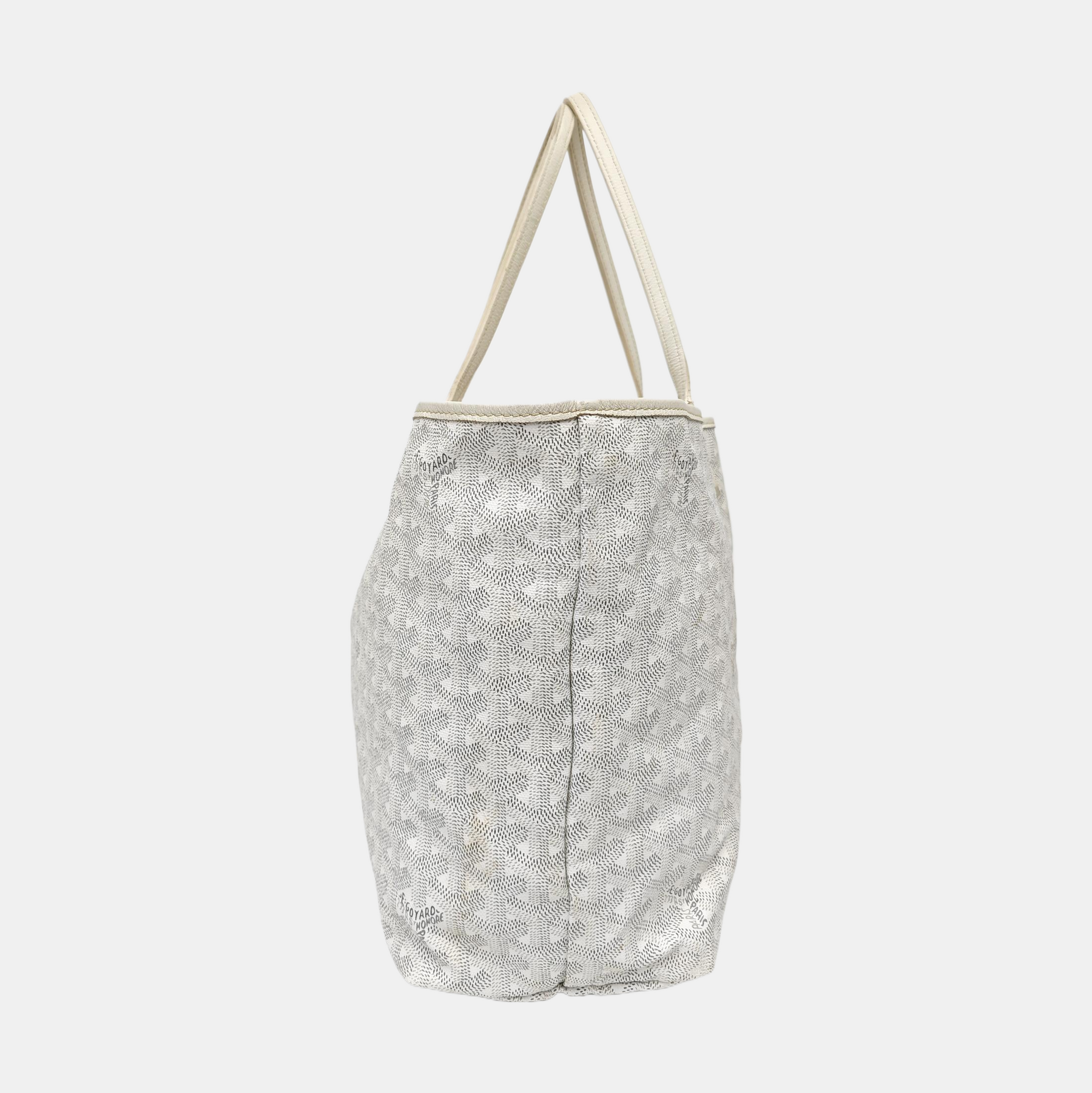 Saint Louis PM Coated Canvas White