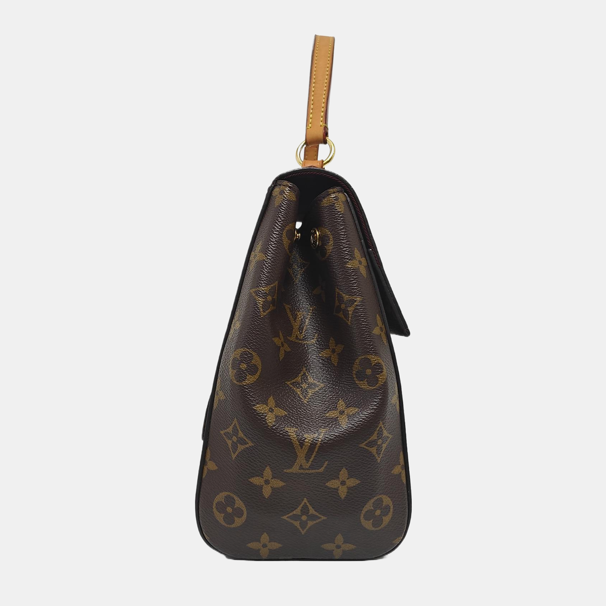 CLUNY MM Monogram Coated Canvas Brown