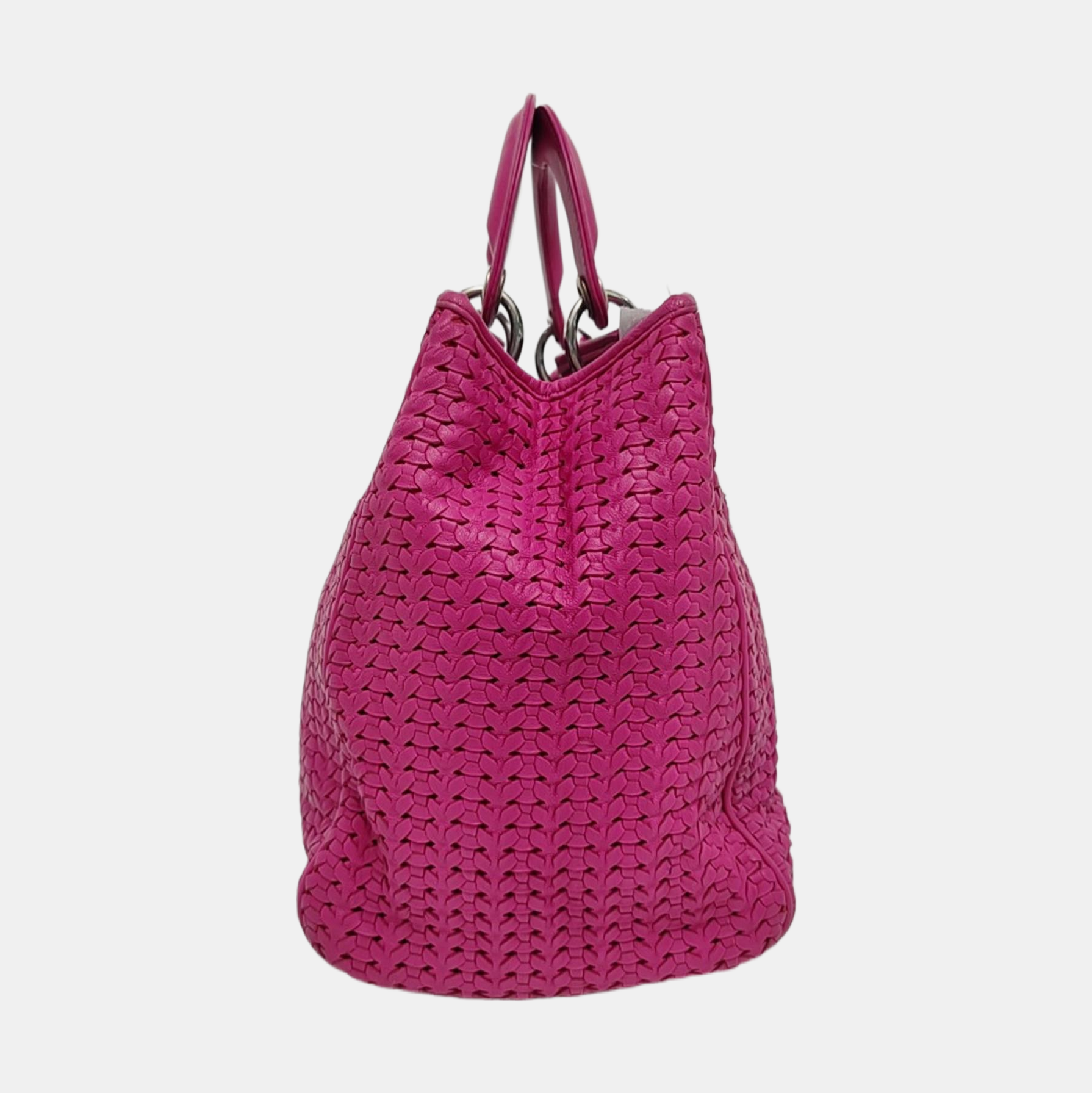 Authenticated pre-owned  Diorissimo Calfskin Red - Tote Bag at Looply