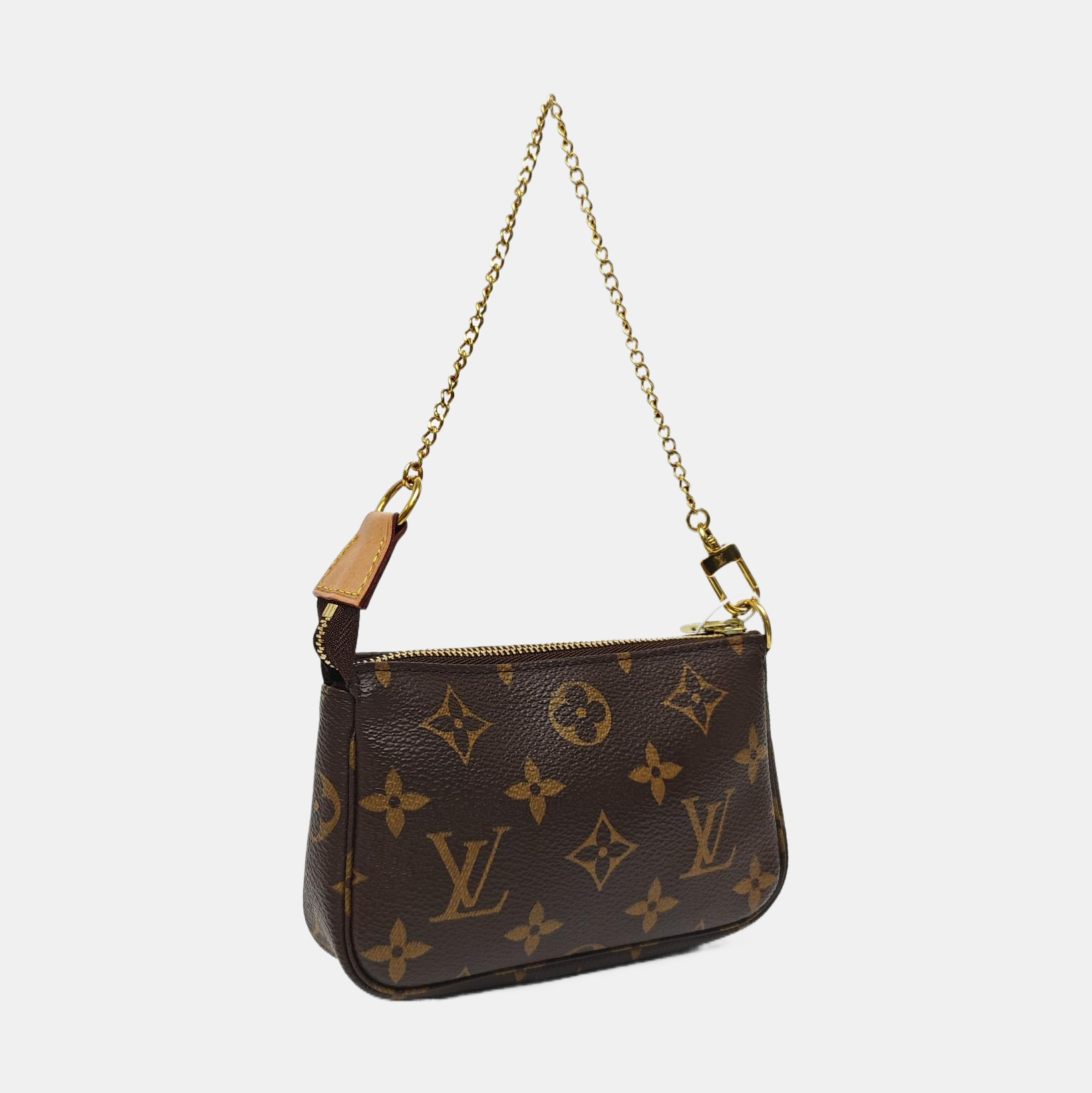 ACCESSOIRES Mini Monogram Coated Canvas Brown