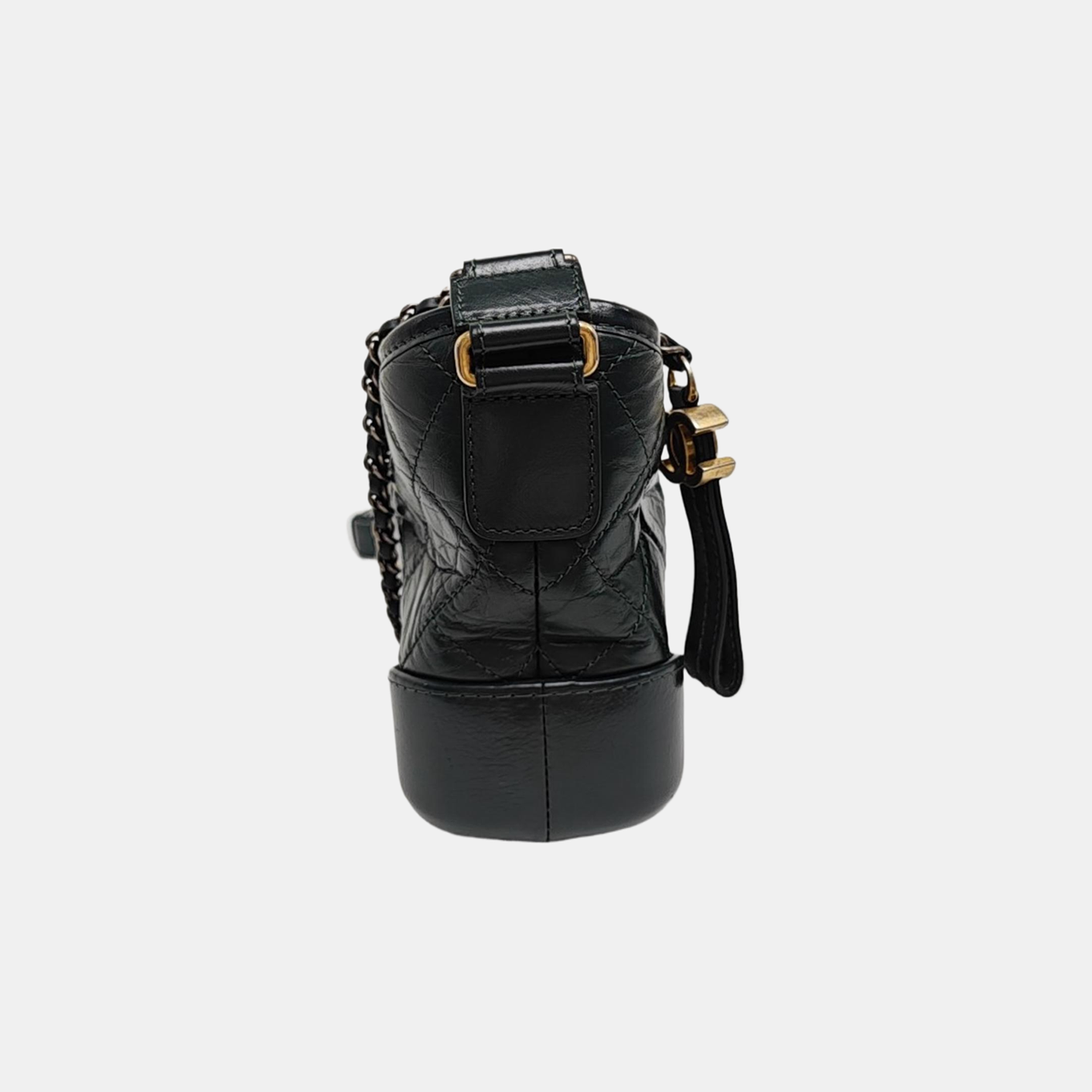 GABRIELLE Small Quilted Calfskin Green