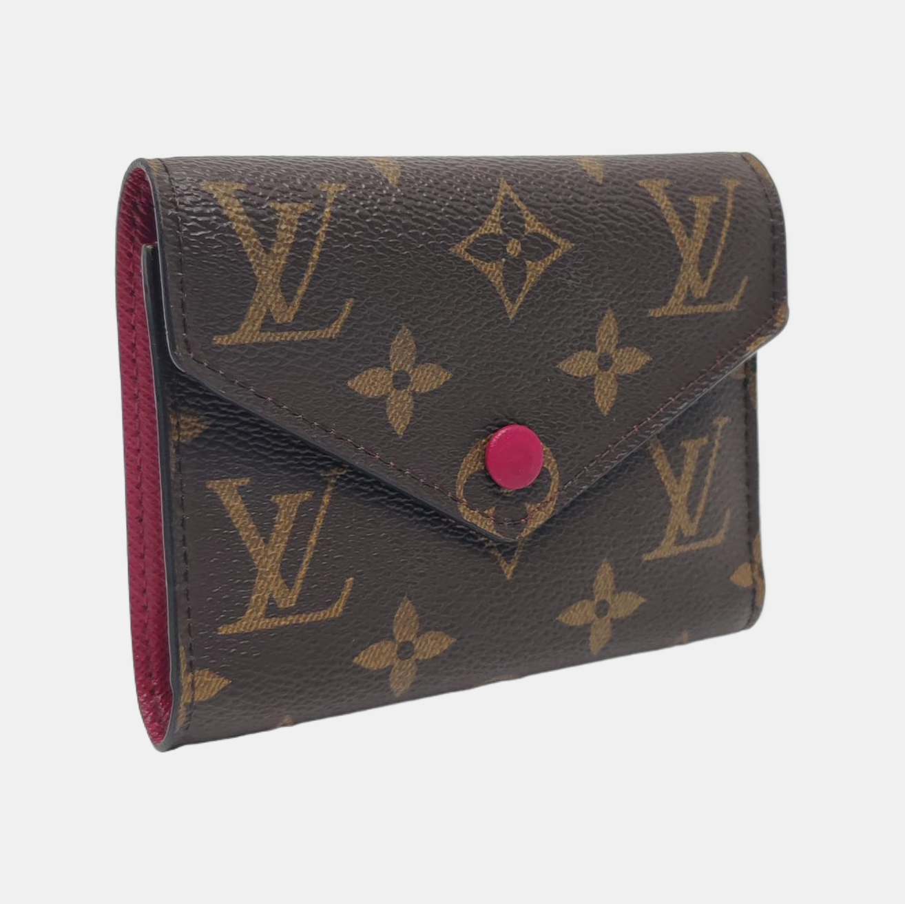 VICTORINE Monogram Coated Canvas Brown Wallet