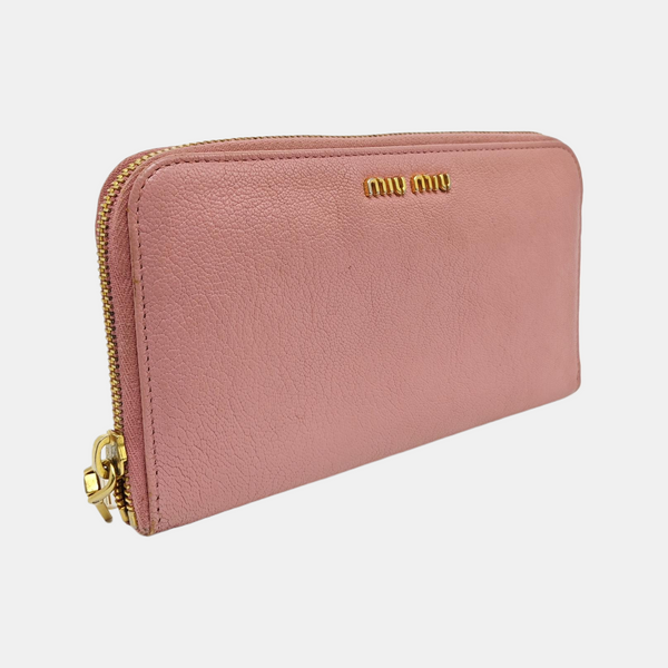 Calfskin Wallet Pink
