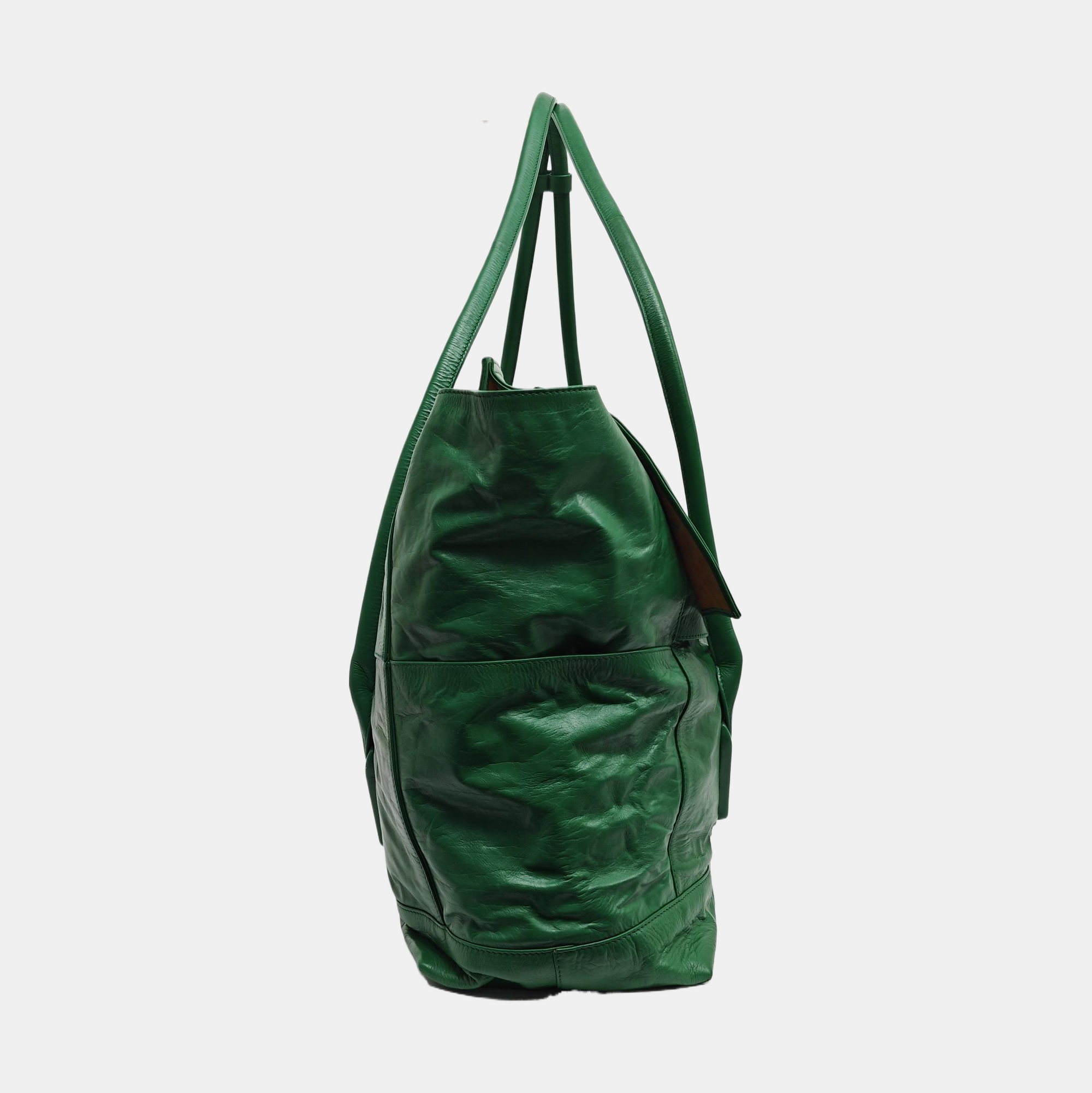 Arco Extra Large Calfskin Green
