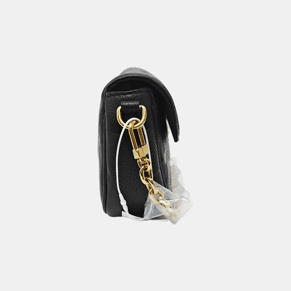 IVY Monogram Calfskin Black