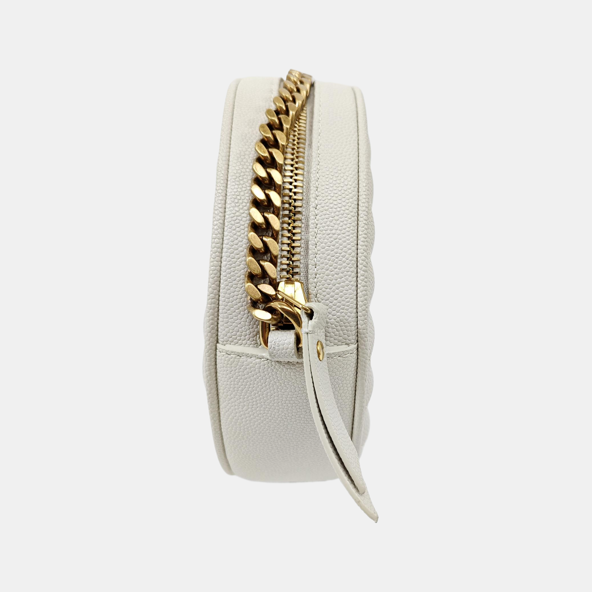 VINYLE Quilted Calfskin White
