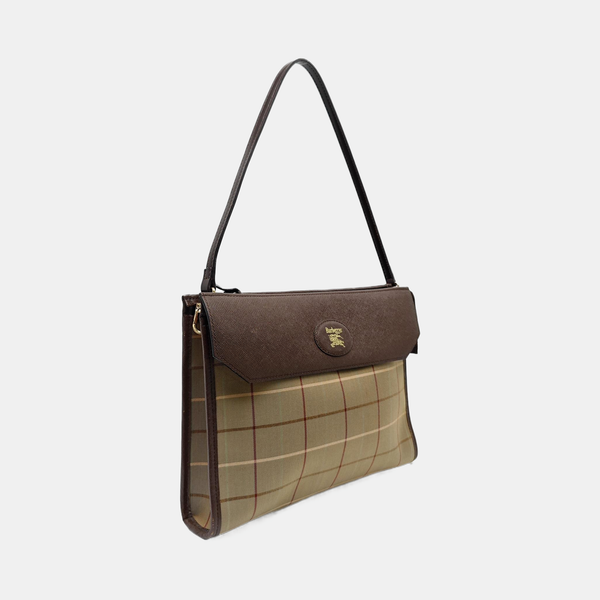 Canvas Shoulder Bag Brown