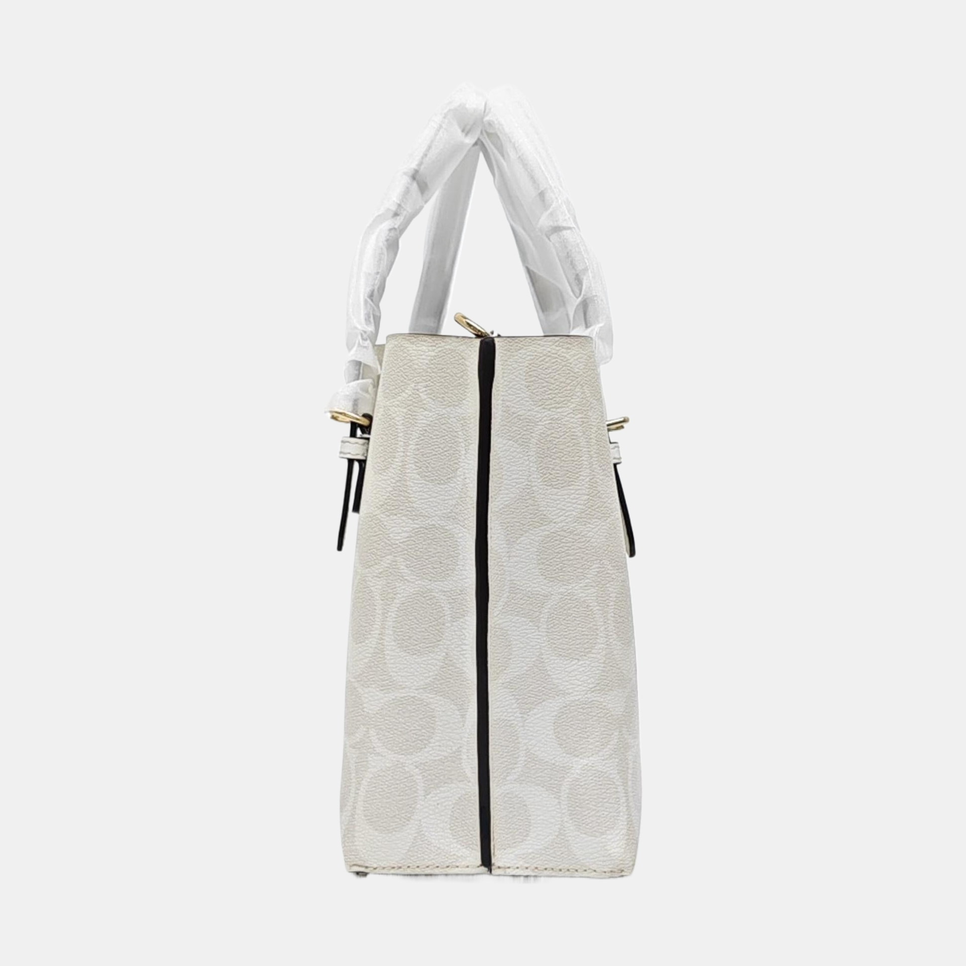 MOLLIE 25 Monogram Coated Canvas White