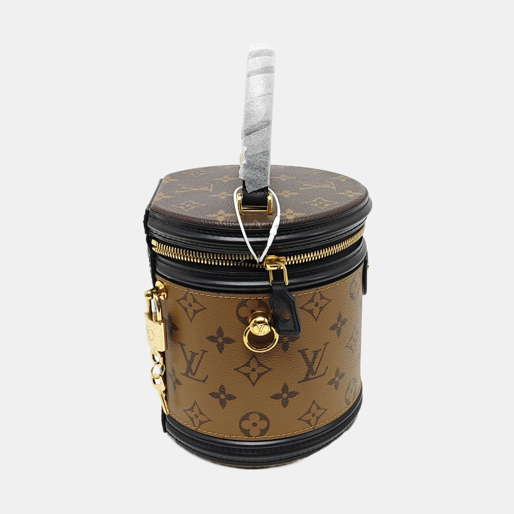 CANNES PM Monogram Coated Canvas Brown