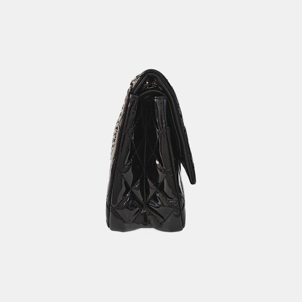 2.55 227 (jumbo) Quilted Calfskin Black