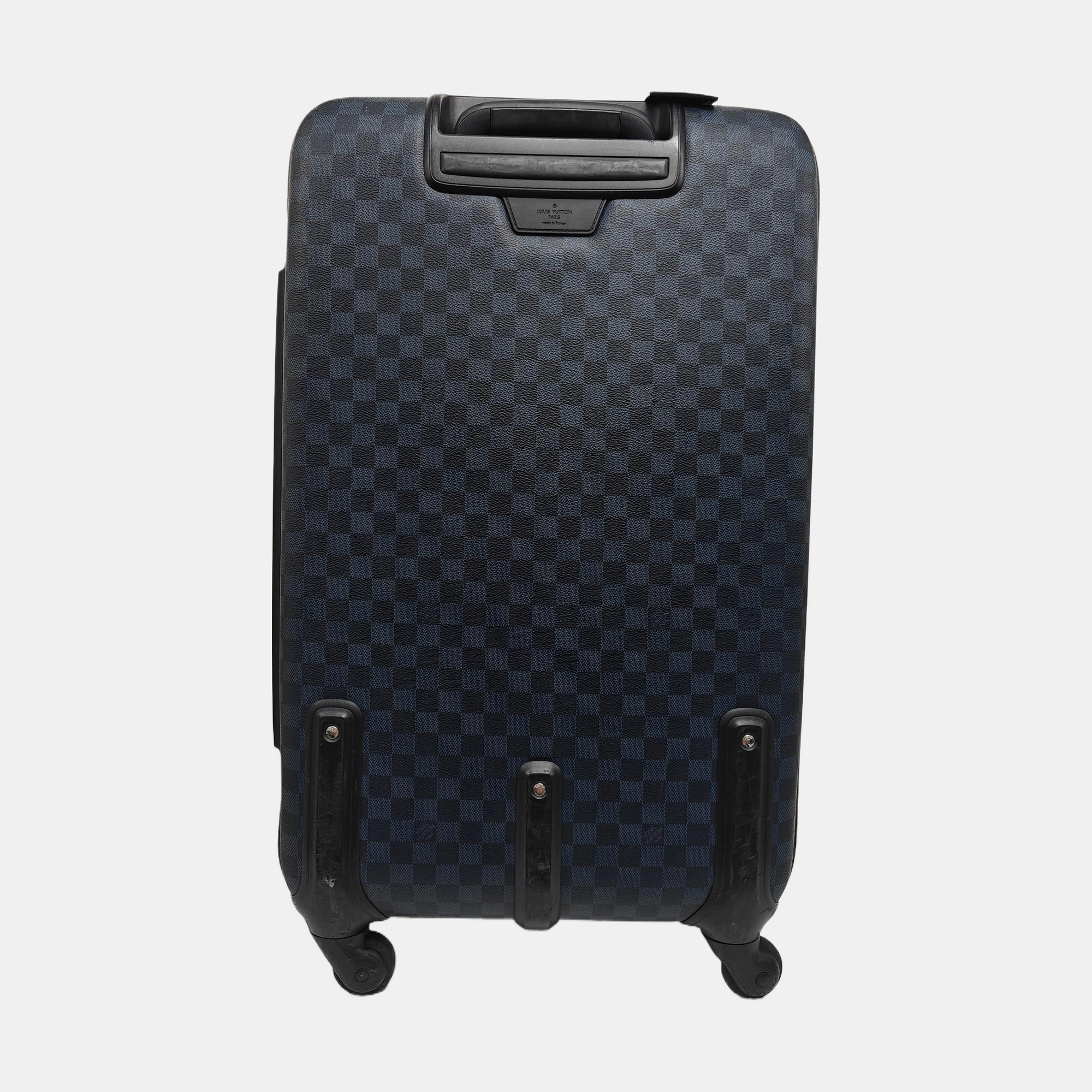 PEGASE 55 Damier Coated Canvas Blue