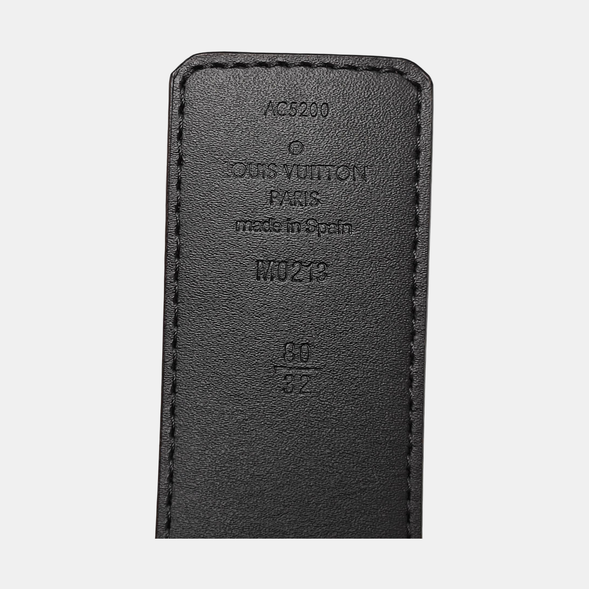 Coated Canvas Belt Black