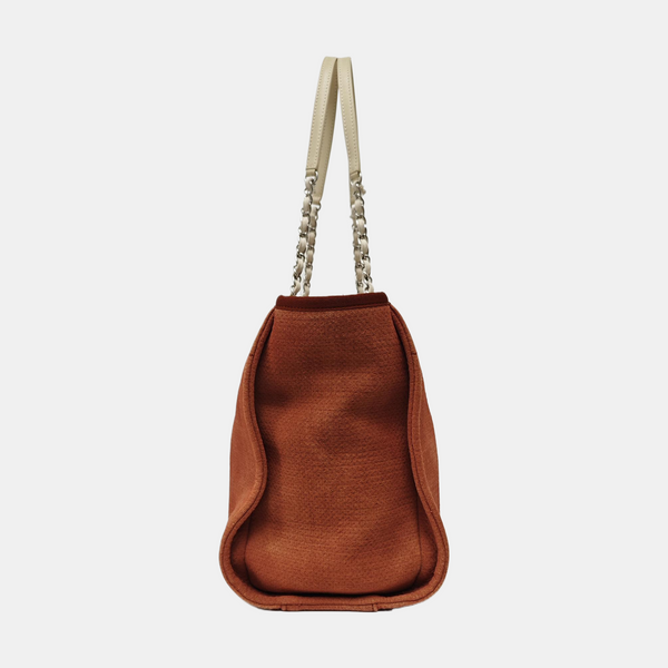 Authenticated pre-owned  DEAUVILLE Canvas Brown - Tote Bag at Looply