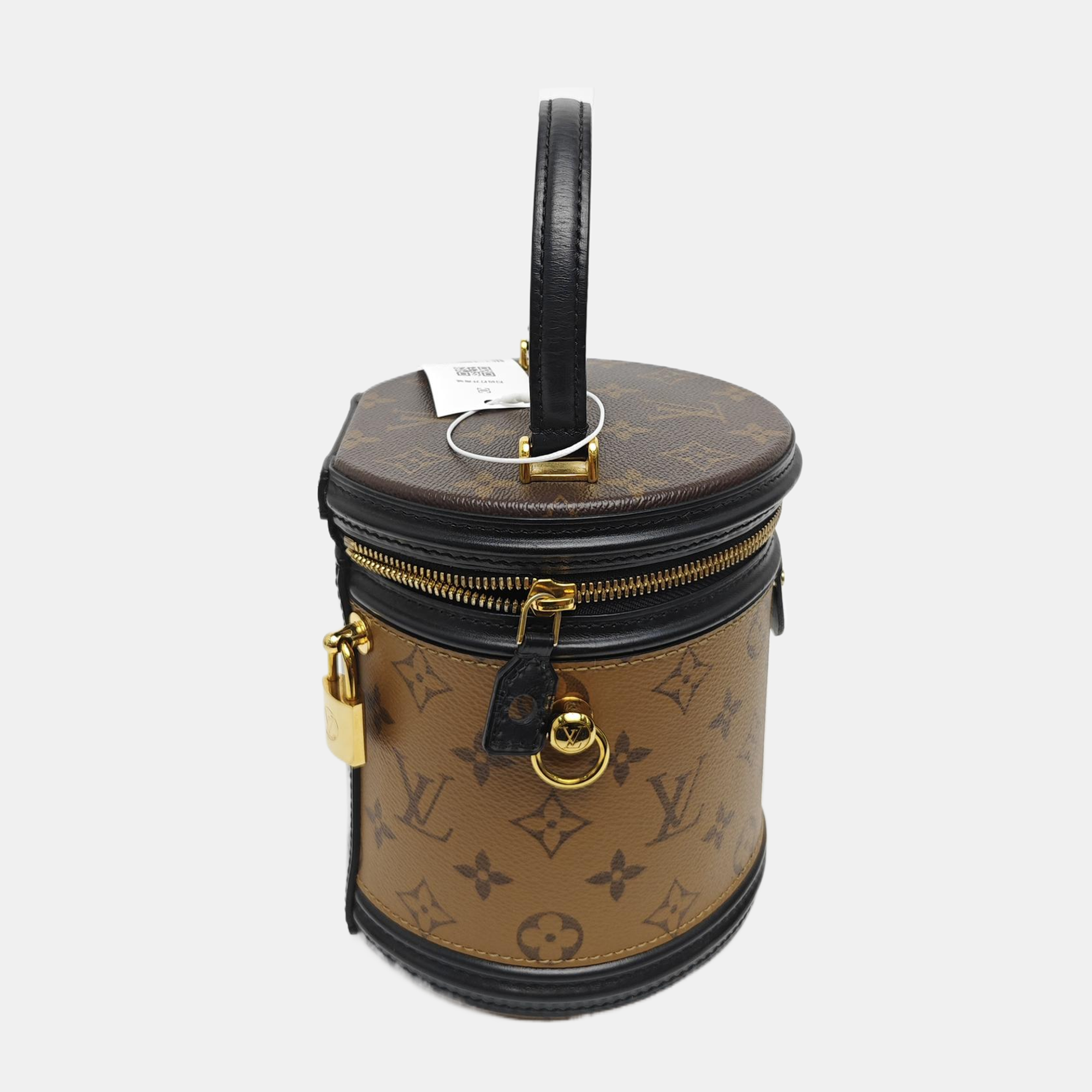 CANNES PM Monogram Coated Canvas Brown