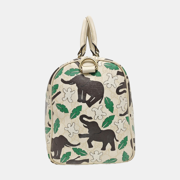 Joy Medium Coated Canvas Beige