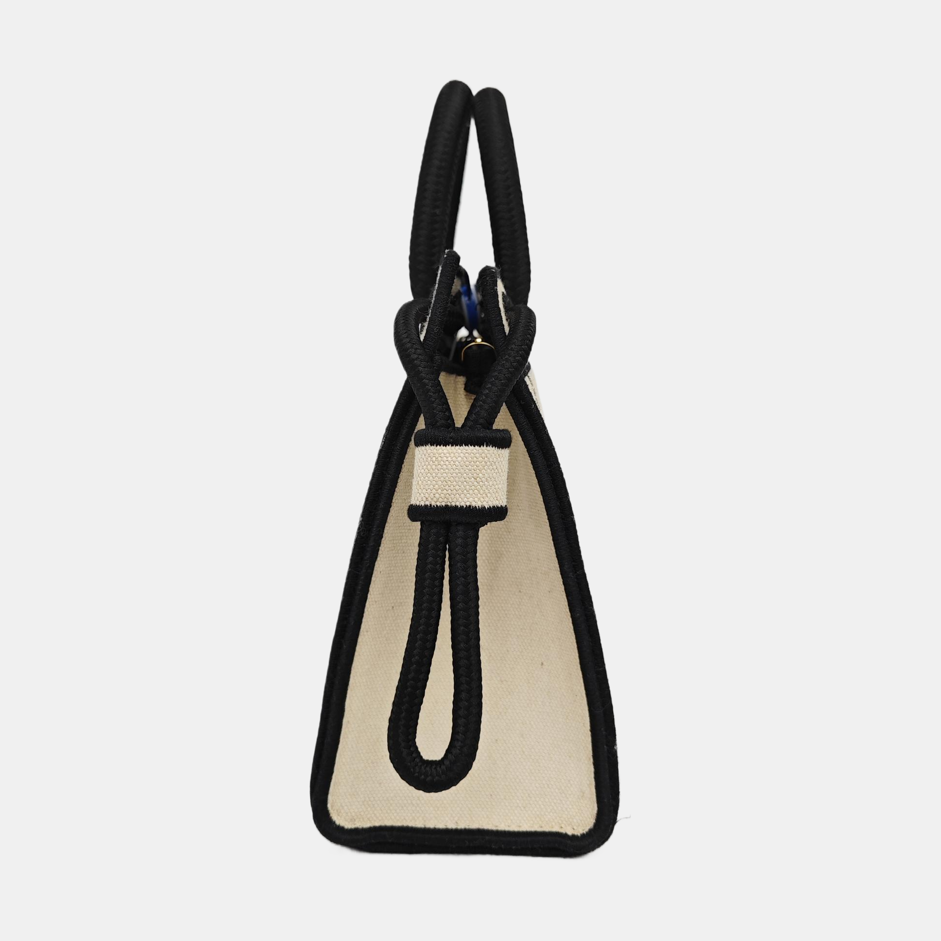 Canvas Shoulder Bag Beige